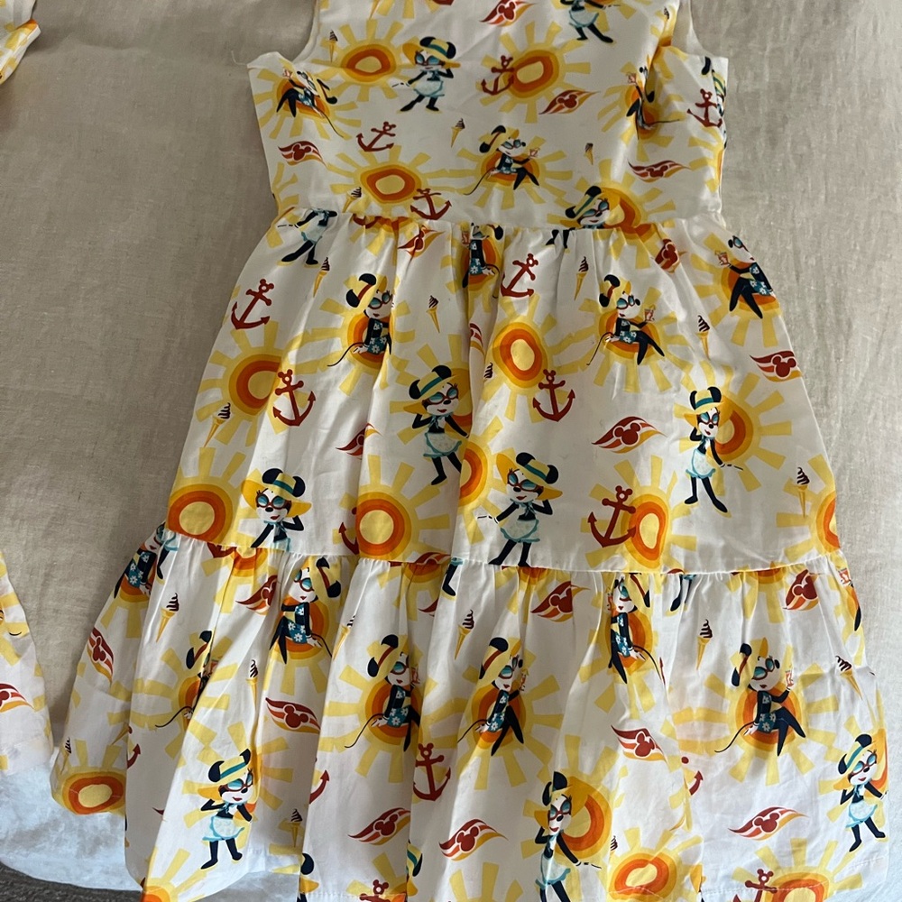 Disney Pirate and Sun Kids Dress - Yellow and Red